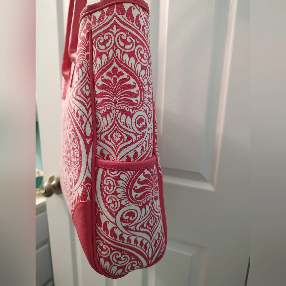 Buckhead Betties Pink and White Tote Bag